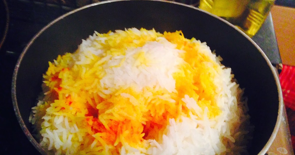 Perfect middleeastern saffron basmati rice Arctic Cloudberry