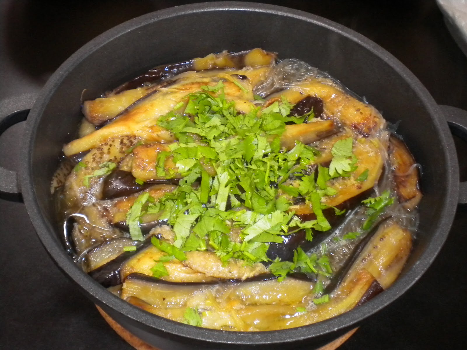 Gormandize Vietnamese Claypot Eggplant with Glass Noodles