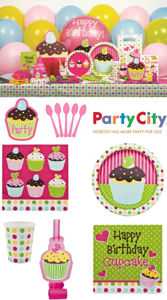GIVEAWAY Win a 200 Cupcake Themed 'Birthday in a Box' from Party City
