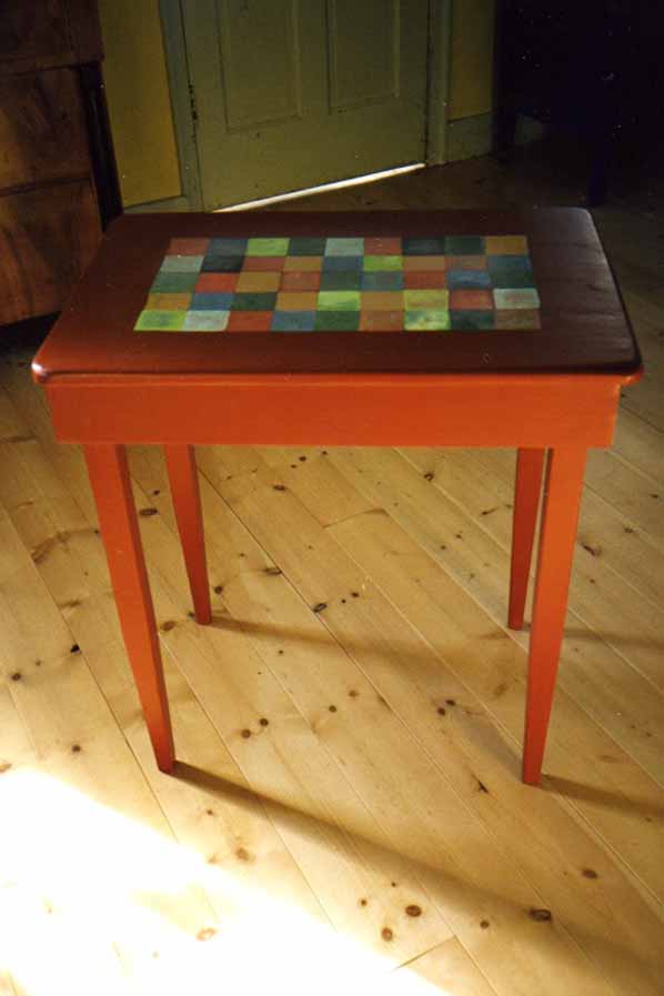 Cornelia Weinmann Portfolio Design painted table top