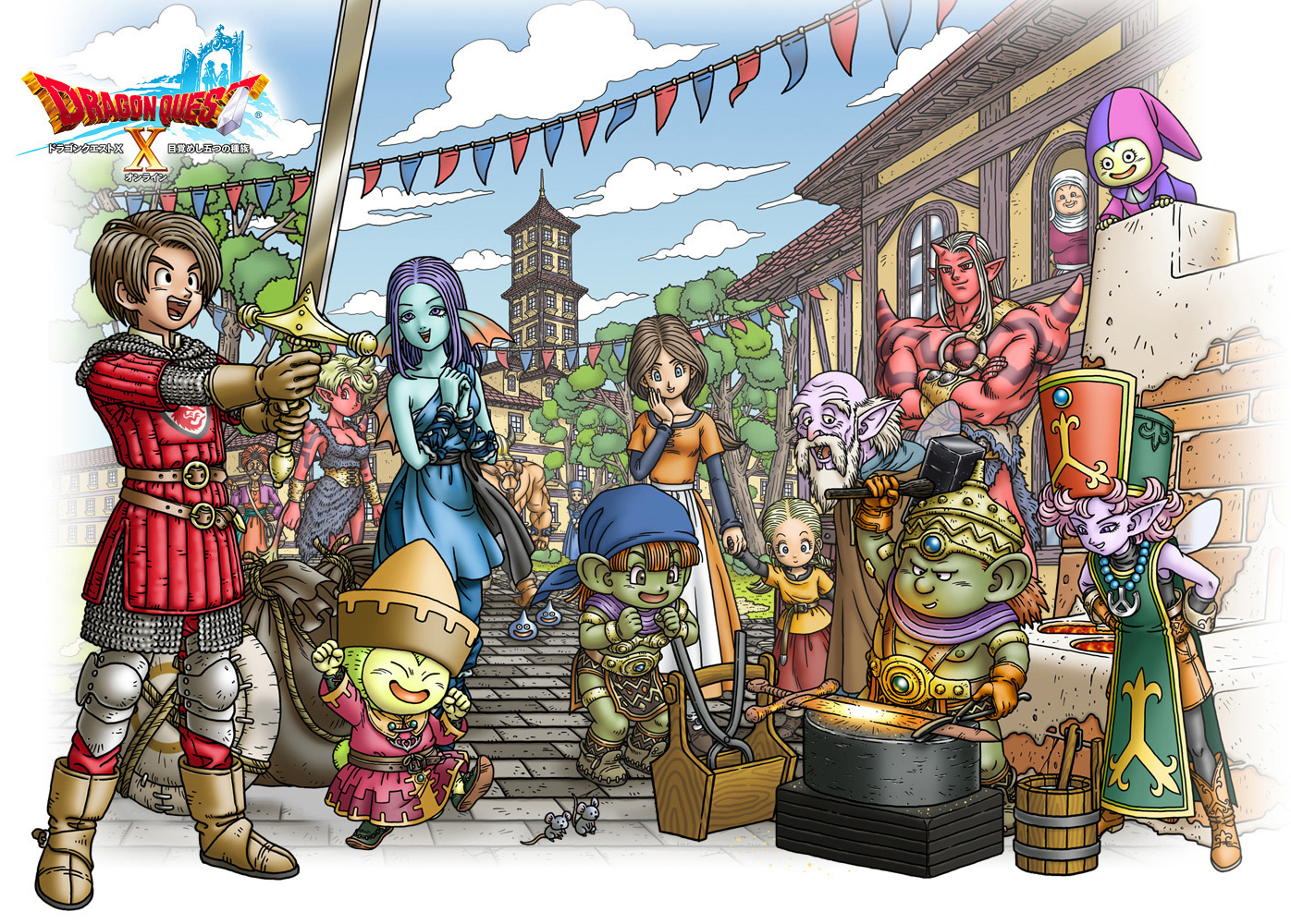Dragon Quest X (Wii U) 19 novas imagens e 1 arte Filial dos Games