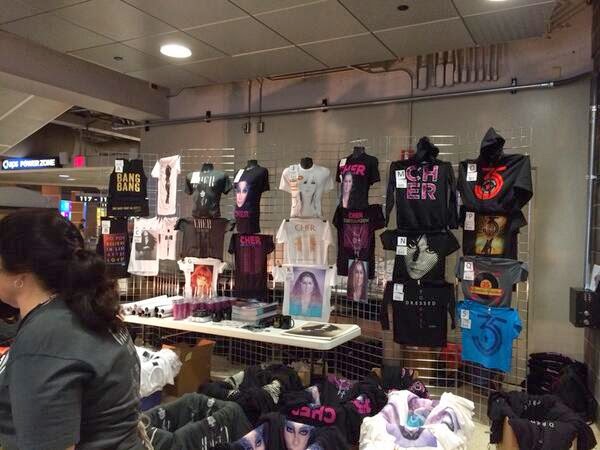 Cher's 'Dressed To Kill Tour' merchandise