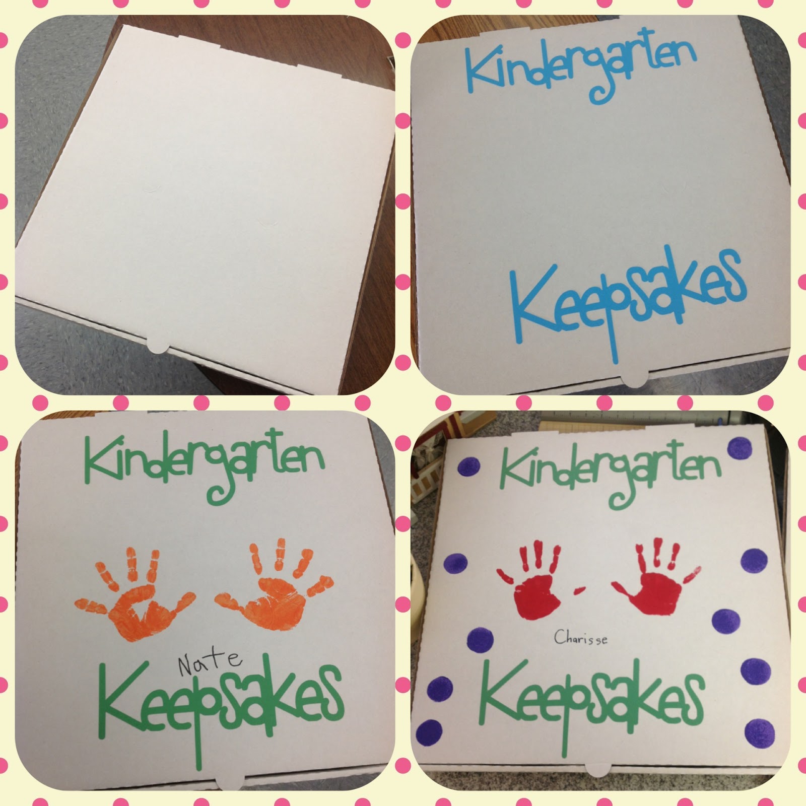 A Day in the Life of a Kindergartner Keepsake Box