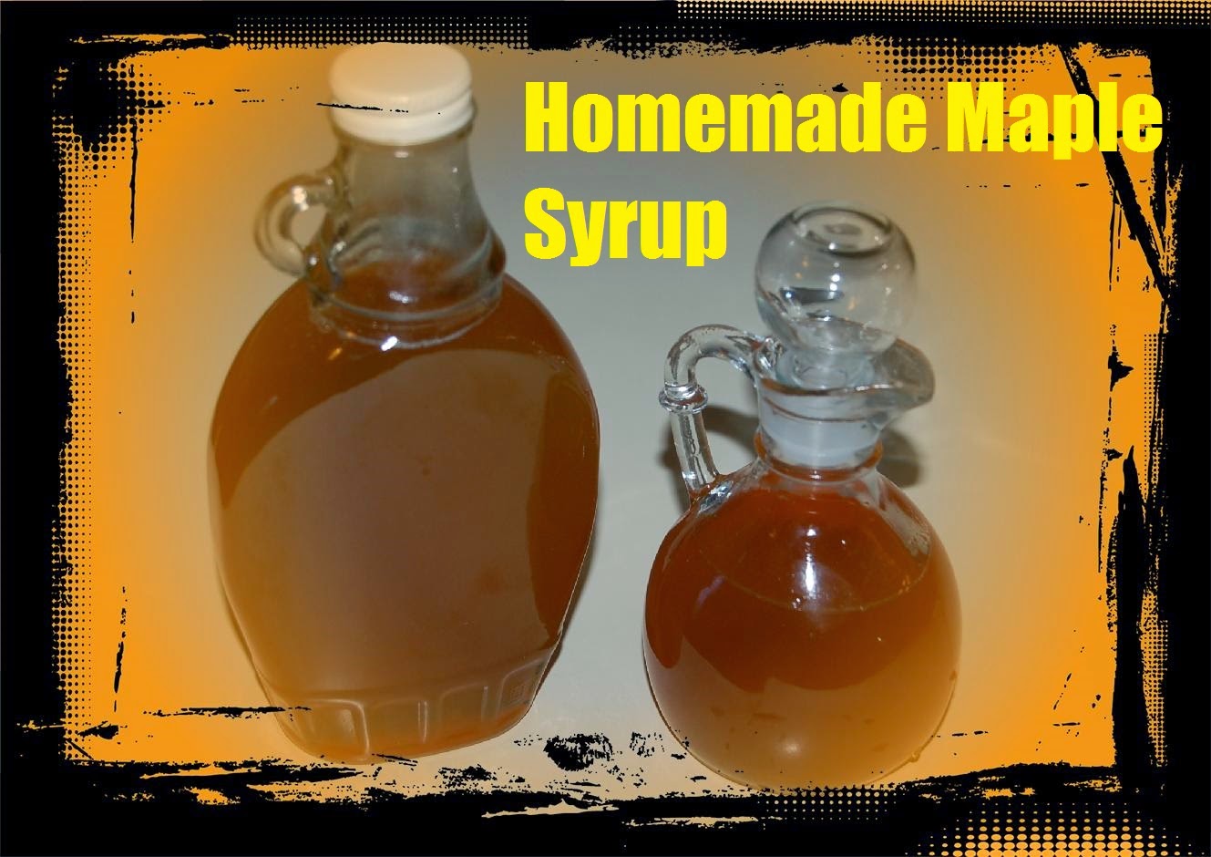 Our Little Backyard Farm Homemade maple syrup