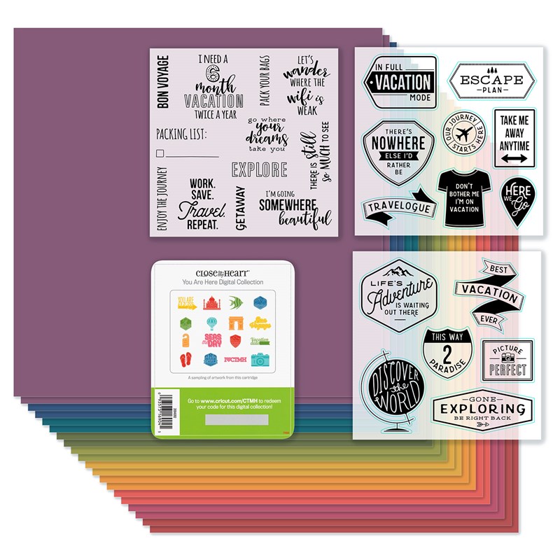 Have you seen our newest "You Are Here" digital Cricut Collection?