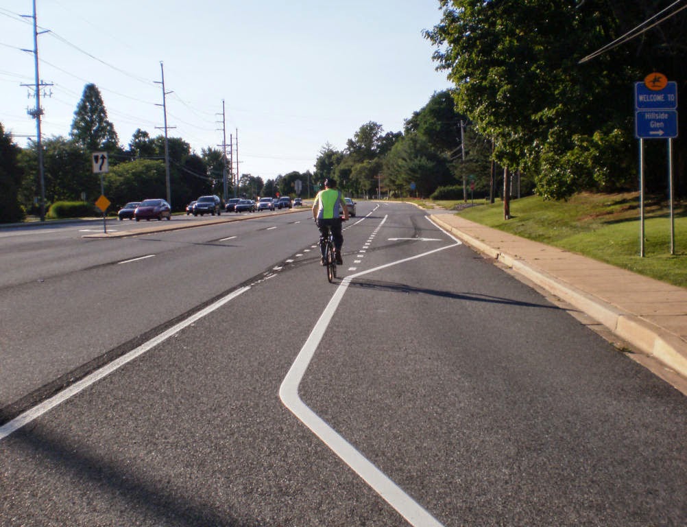 1st State BIKES Bike lanes added on Limestone Road in Pike Creek
