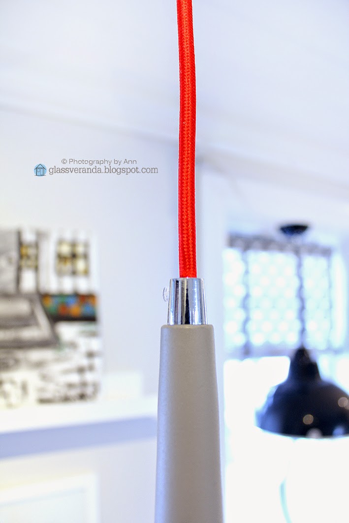 Glassveranda: lampe med "attitude"!