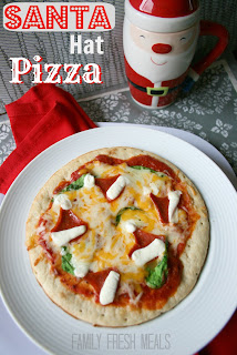 How to make a Christmas pizza!