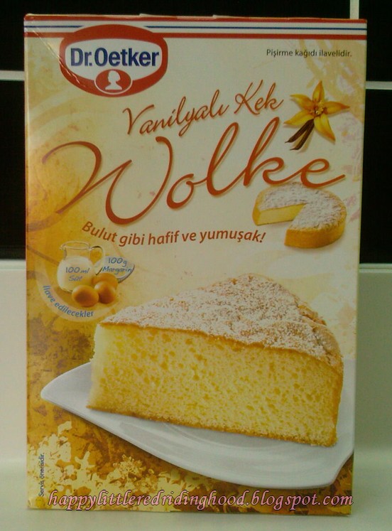 Masal Kitabımın Yırtık Sayfaları Dr. Oetker Wolke Vanilyalı Kek