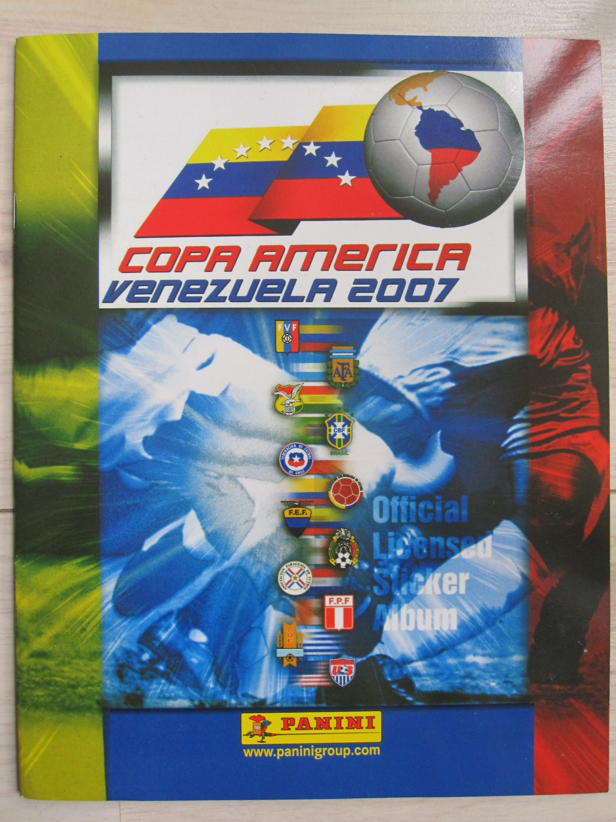 Panini Copa America Venezuela 2007-2 x Display Box 100 Bags Packets Album 