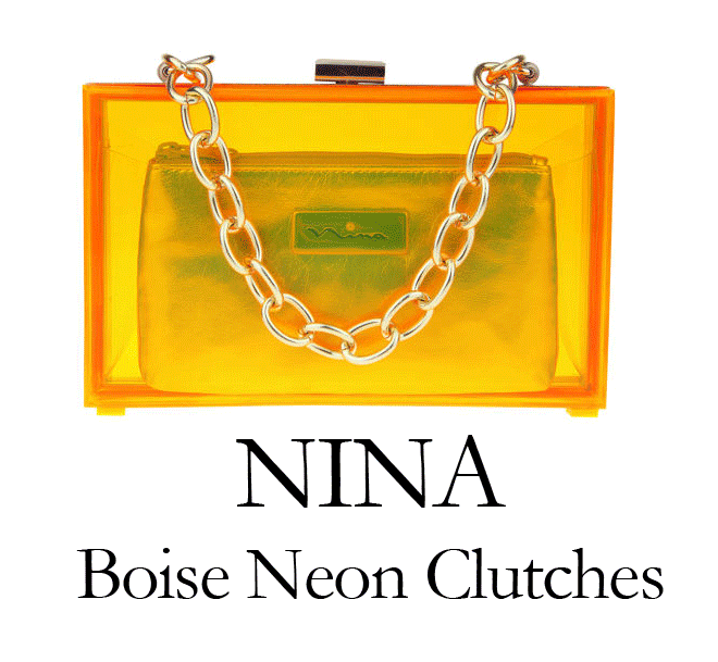 NINA Boise Neon Clutches
