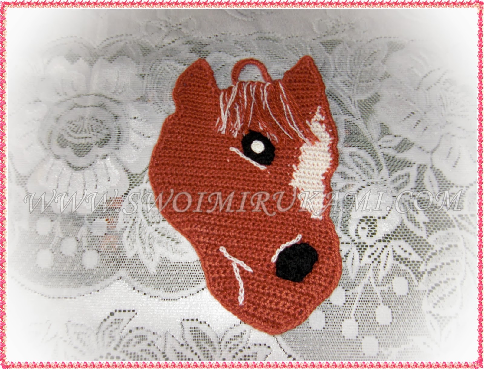 лошадка крючком