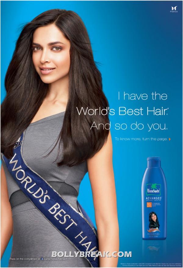 Deepiak Padukone Parachute hair oil AD - Deepika padukone Parachute Coconut Hair Oil Ad 2012