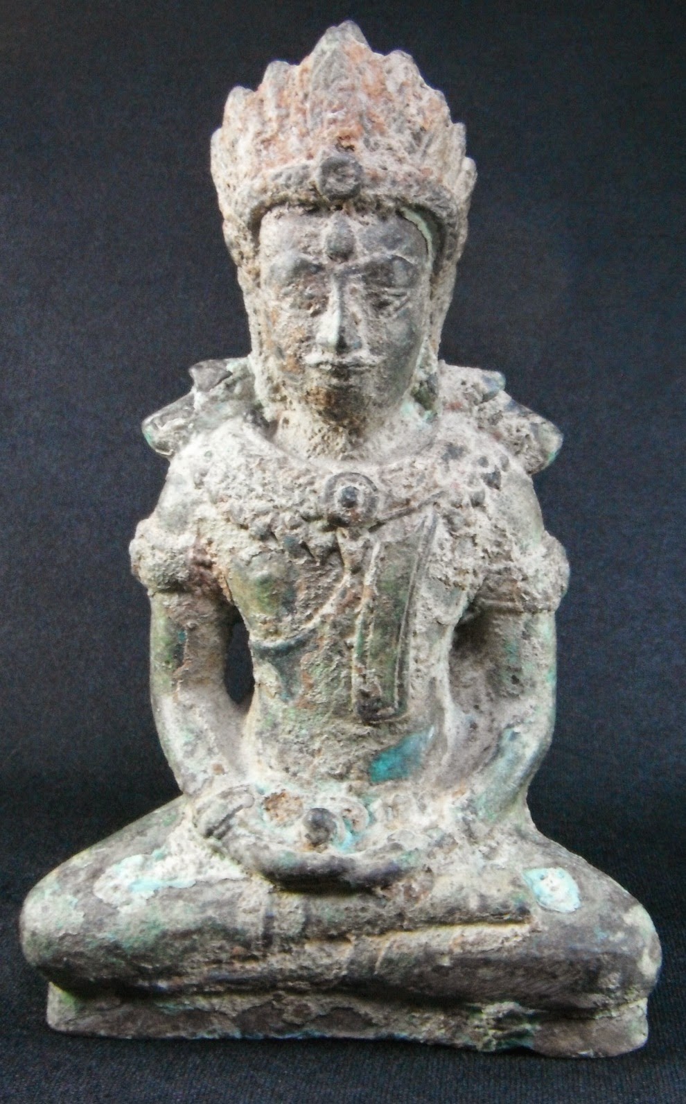 Antique Thai Khmer Bronze Buddha Statue Sculpture Selling Antiques