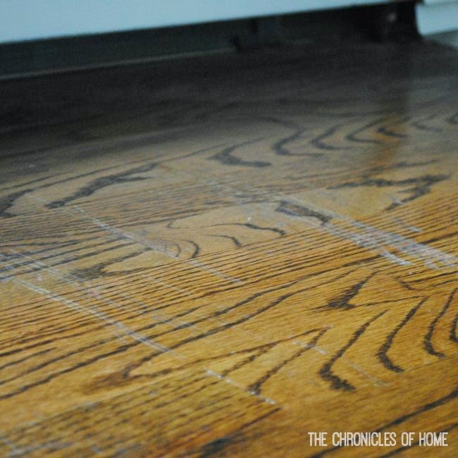 Easy Fix for Scratched Hardwood Floors