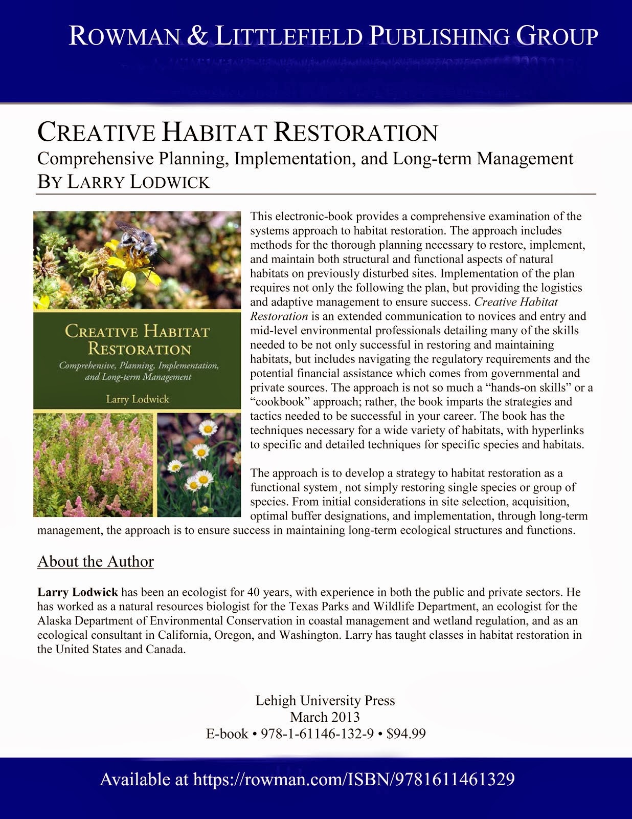 Creative Habitat Restoration