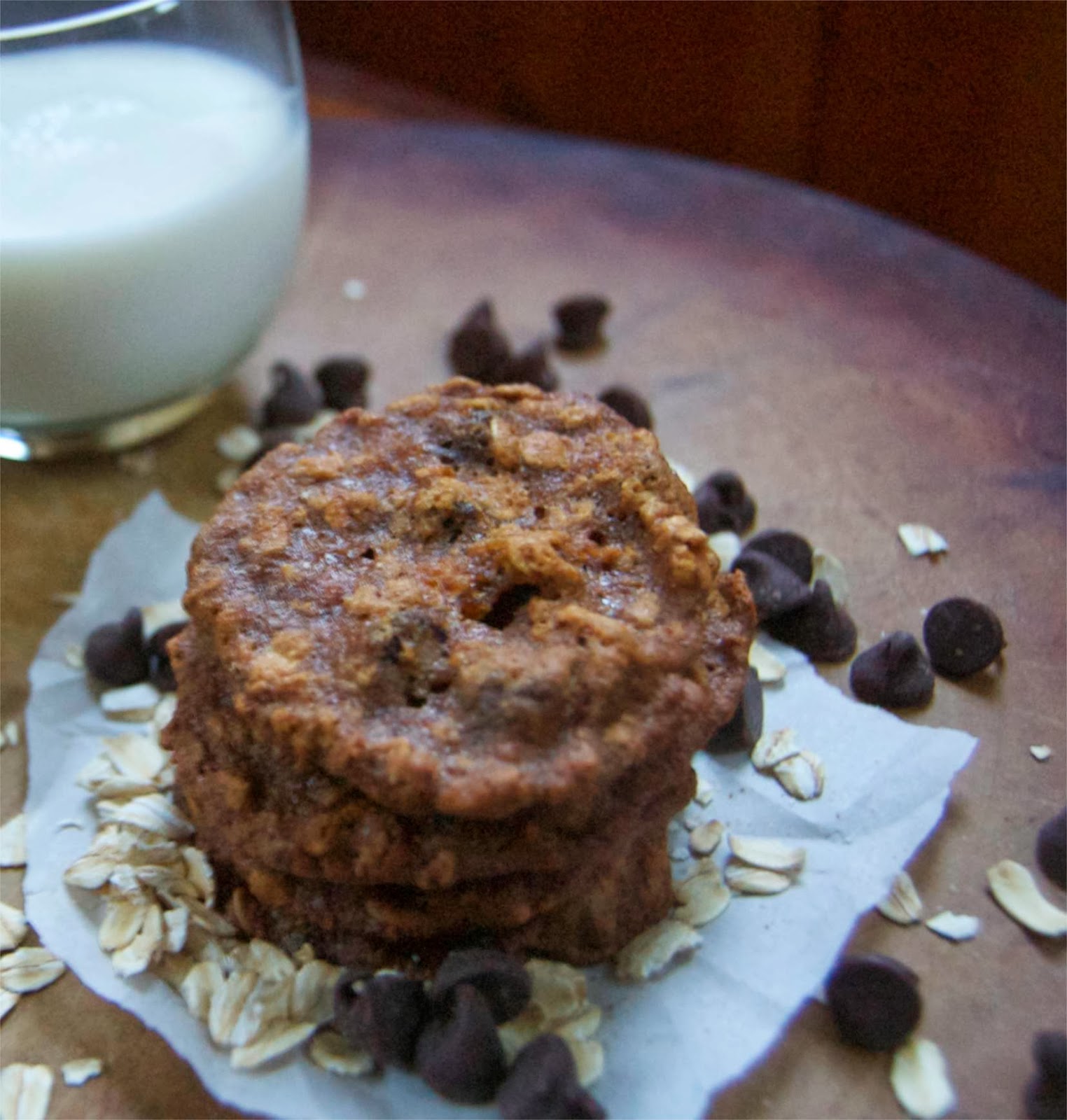 365 Days of Baking and More Pumpkin Spice Oatmeal Drop Cookies The