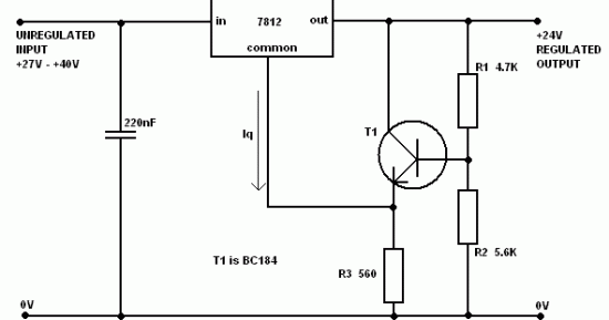 24V from 12V regulator circuit diagram | Online Service Manual