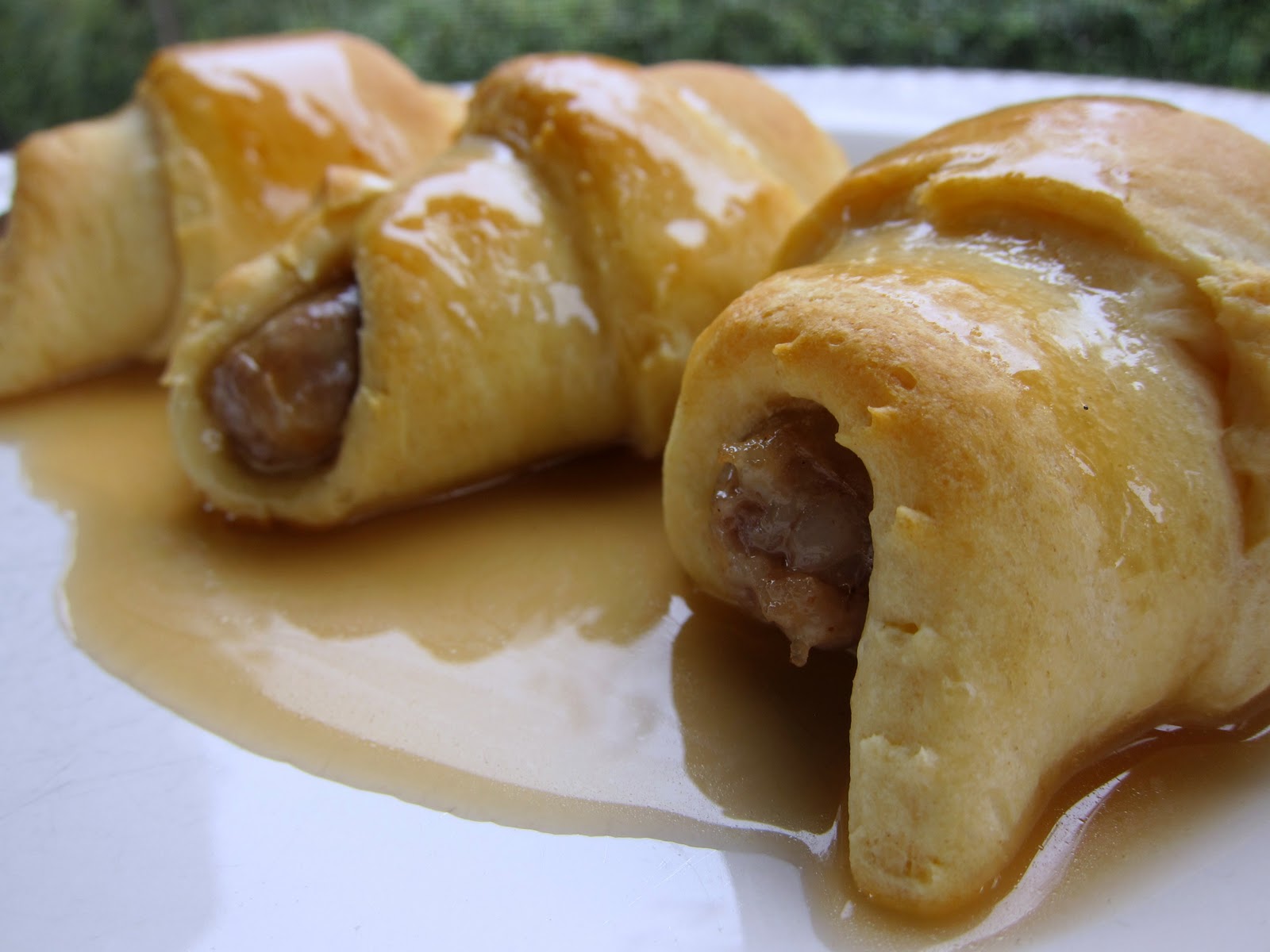 Sausage Roll Ups with Buttermilk Syrup Plain Chicken