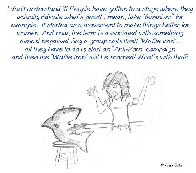 "Oh, Dakuwaqa!" - The Shark comics and cartoons: One gigantic digestive