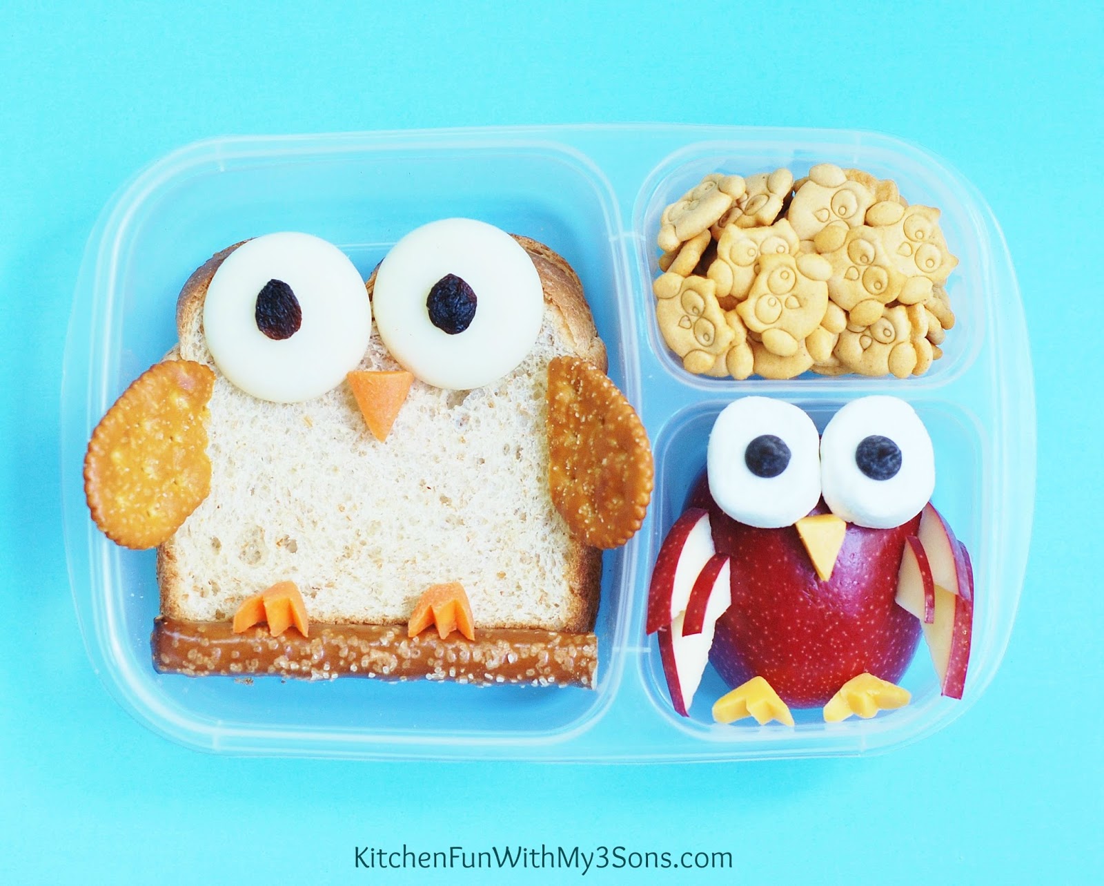 Owl Bento Lunch with LG Electronics! Kitchen Fun With My 3 Sons