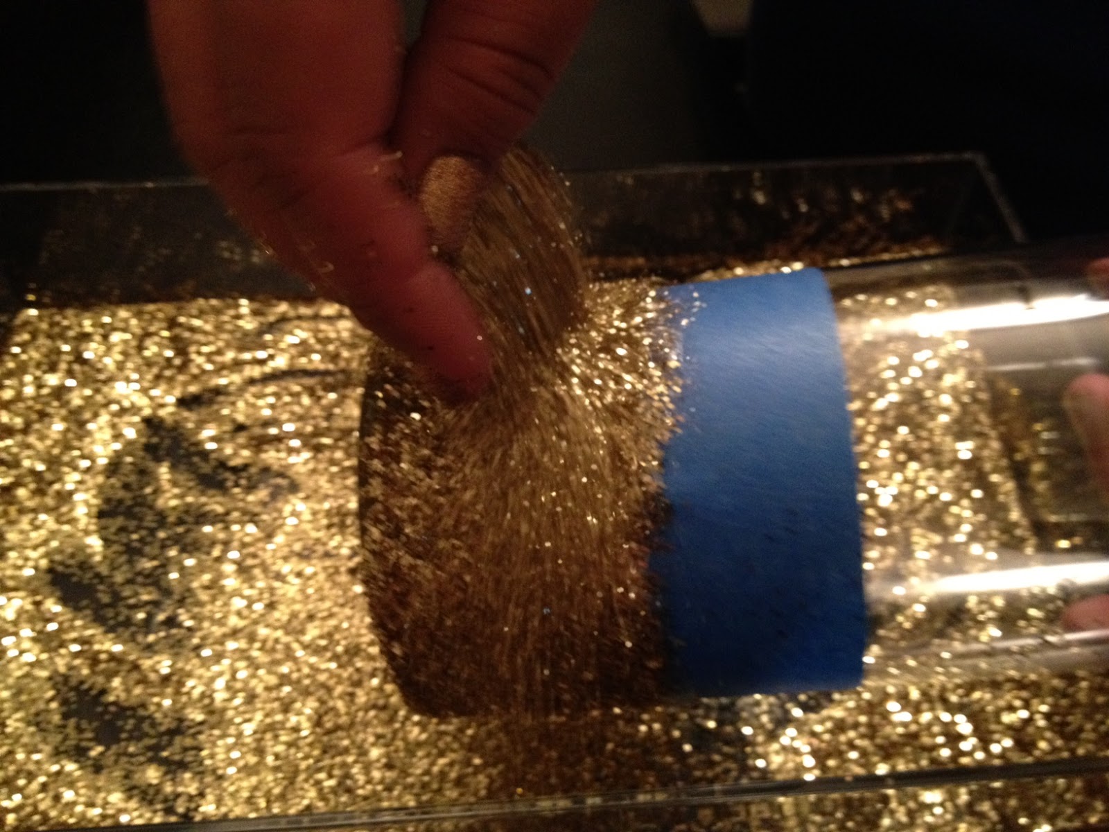 DIY Glitter Vases My Simply Perfect Events