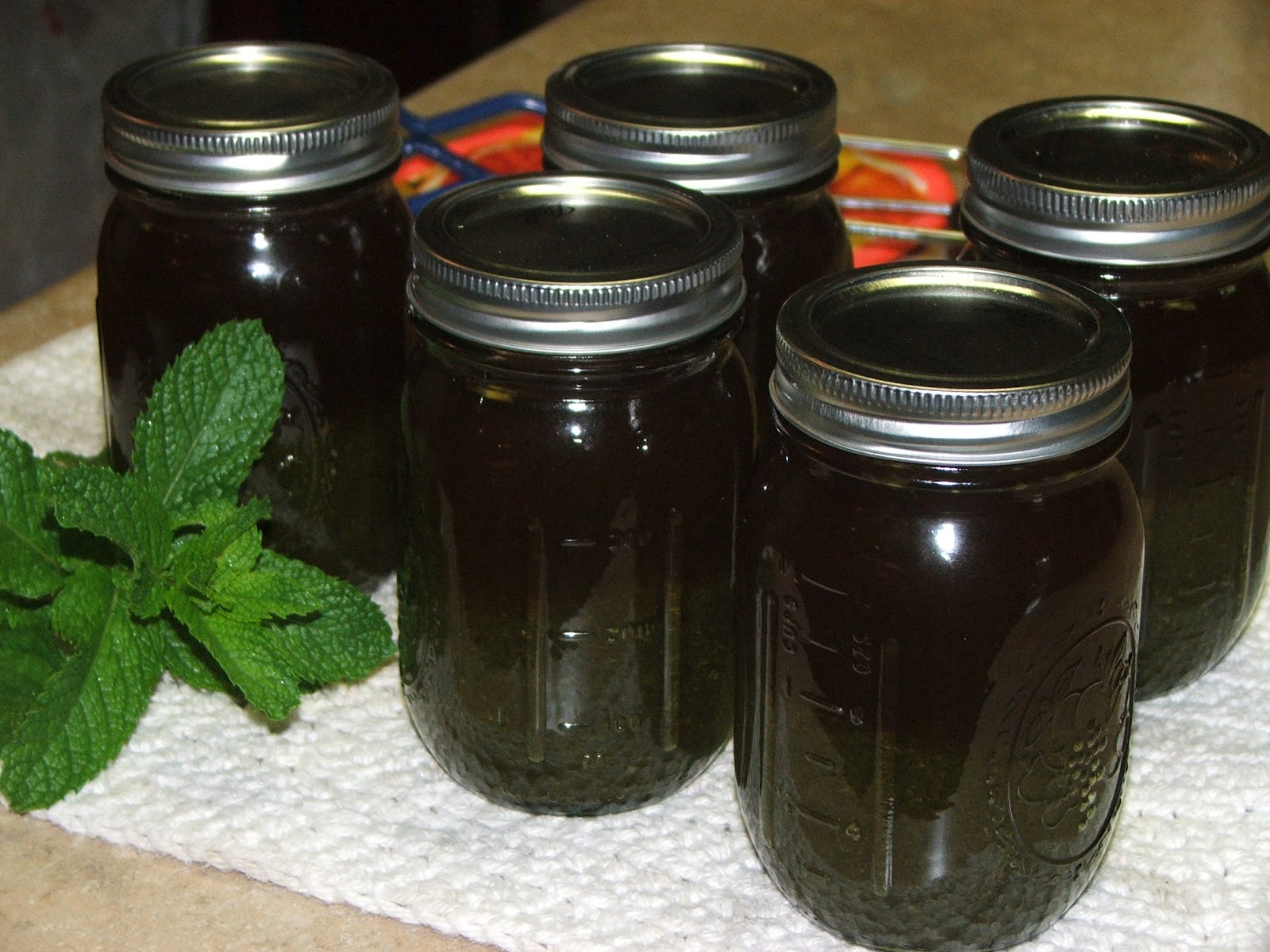 Canning Granny Canning English Mint Sauce Straight from the Garden