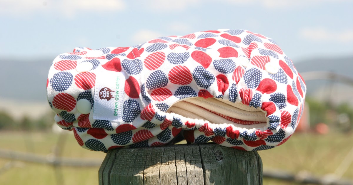 For Him and My Family Made in America Giveaway! Brown Cow Cotton Diaper