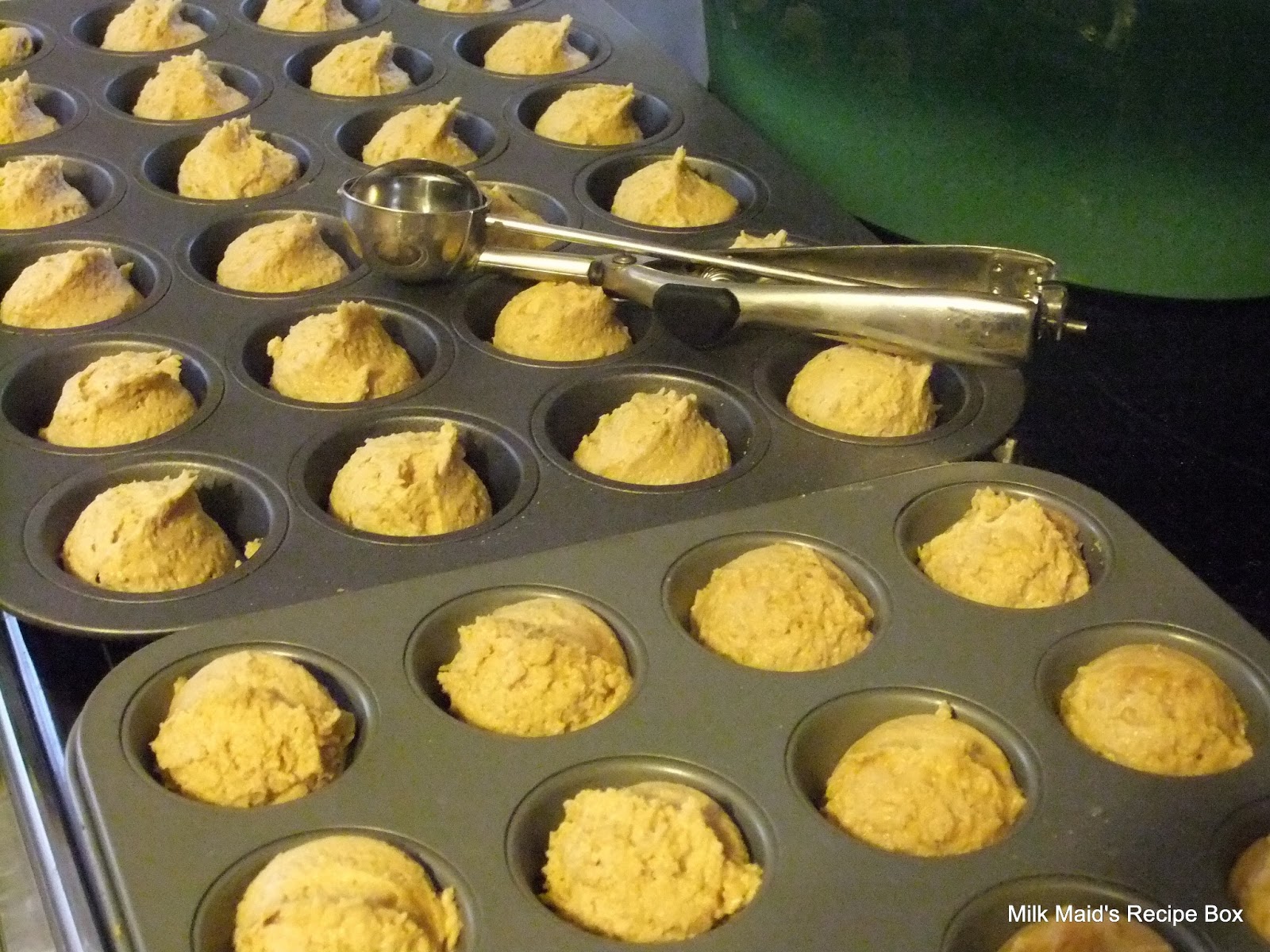 Milkmaid's Recipe Box Peanut Butter "Muffin Tin" Cookies