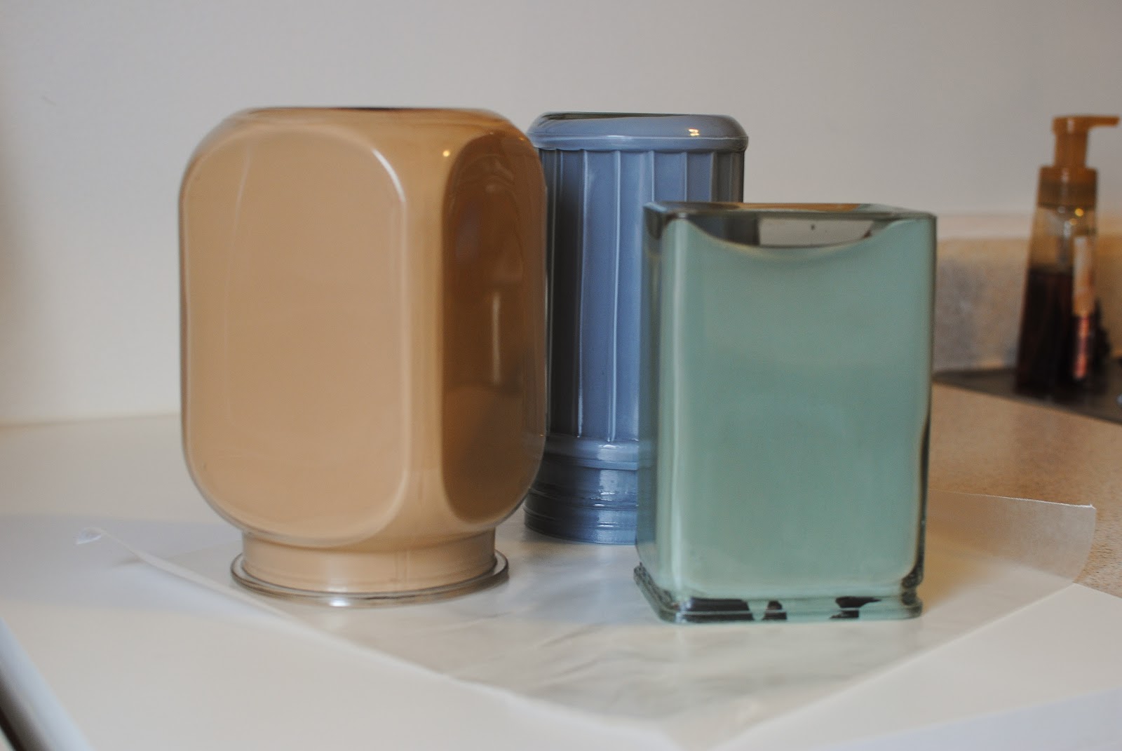 Big City Little Joys Painted Glass Canisters