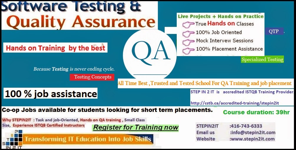 QA training mississauga
