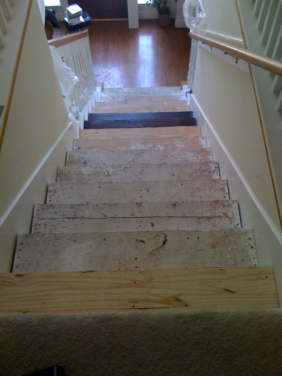 Engineering Life and Style The Staircase Makeover Part 2....The Good, The Bad, and The Ugly
