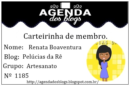 Eu faço parte da agenda dos blogs.