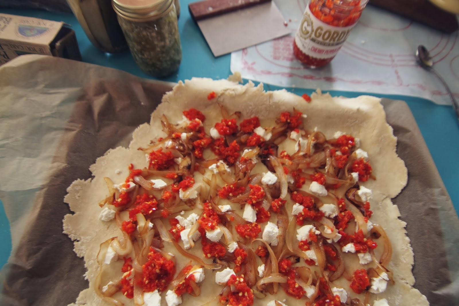 Nothing in the House Gordy's Cherry Pepper Spread Galette