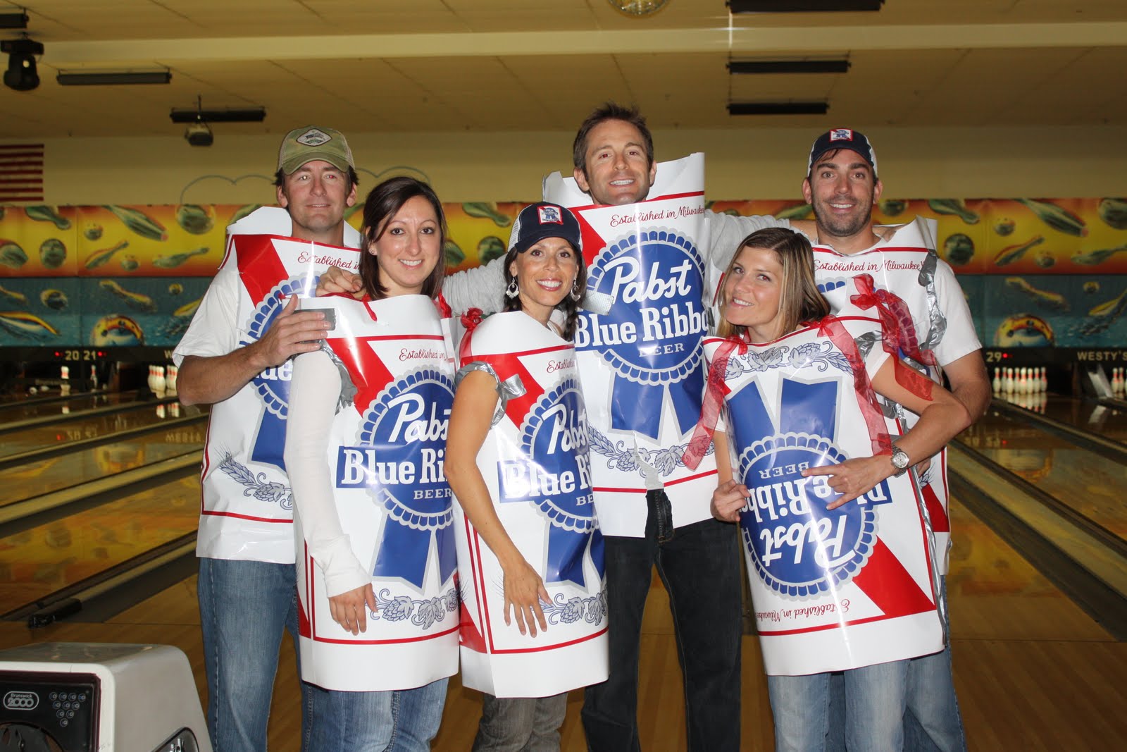 Mogensen Family Beer Frame Bowling Halloween Night
