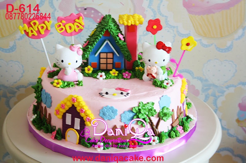 DaniQa Cake and Snack: Kue Ulang Tahun Hello Kitty