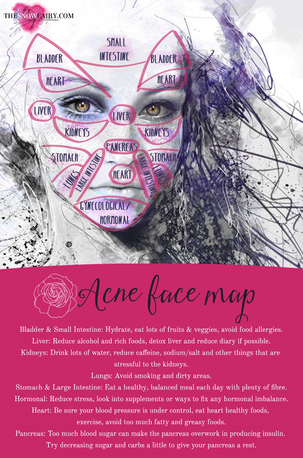 Acne Face Map What Acne revealing about your Health EndoRiot
