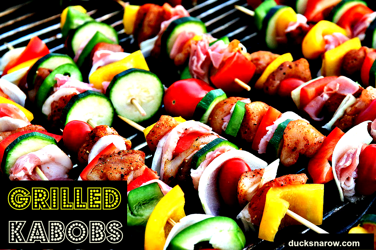 Ducks 'n a Row Grilled Shish Kabobs