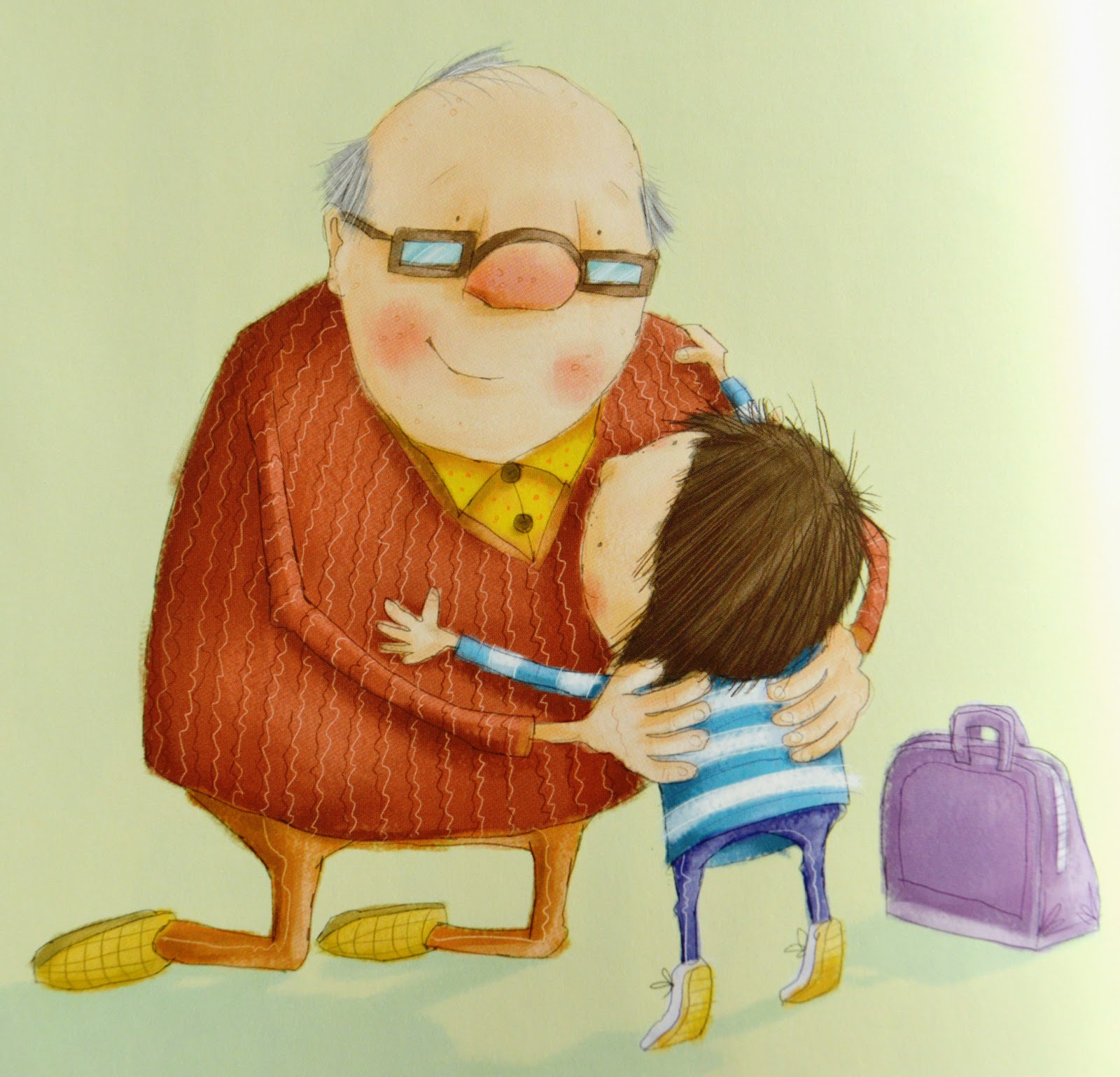 TEXTILE TROLLEY Book Review How to Babysit a Grandpa by Jean Reagan