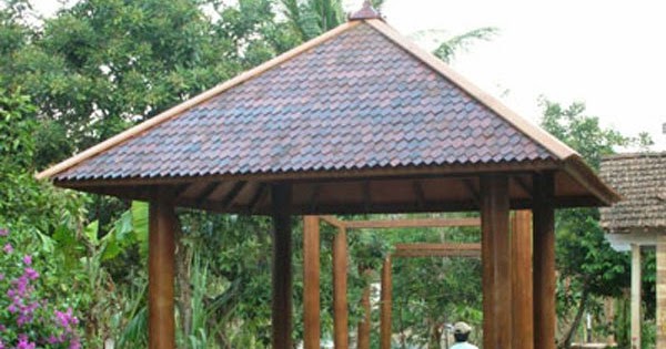 DESAIN│GAMBAR GAZEBO CANTIK TAMAN RUMAH freewaremini