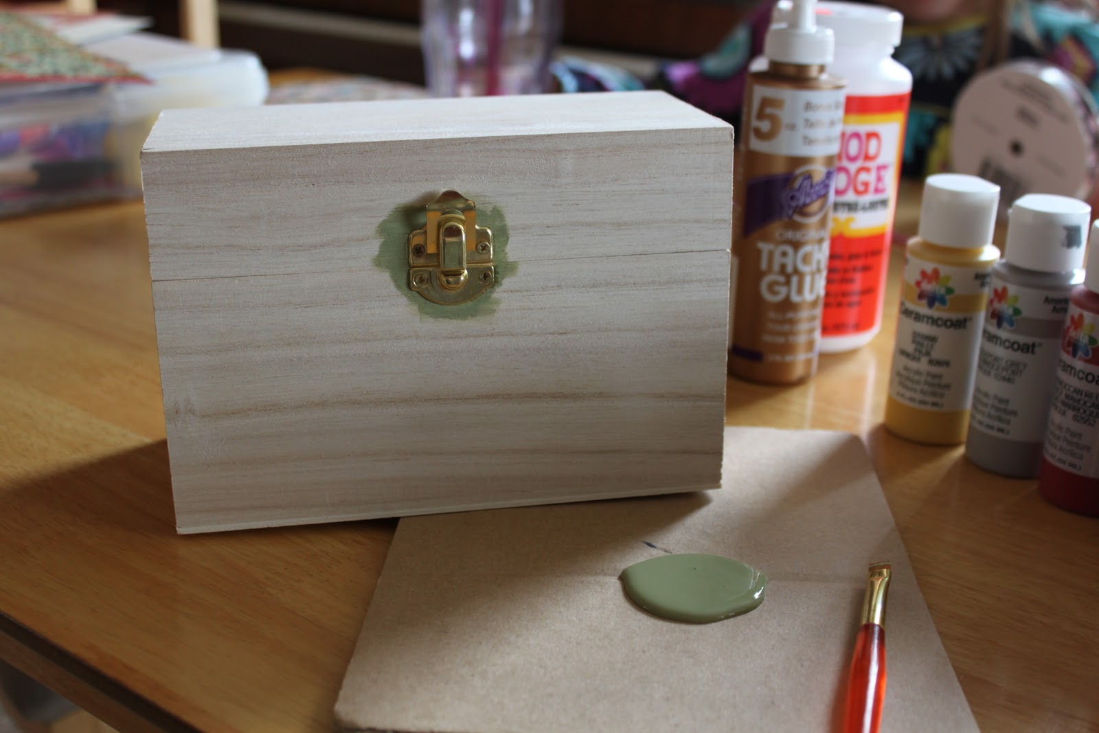 The Family Connection Decoupage Recipe Box