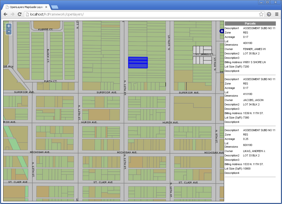 Gisky geeky GIS Using Mapguide selection with OpenLayers