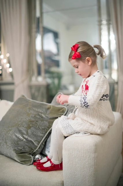 Crown Princess Victoria and Prince Daniel Princess Estelle for Christmas