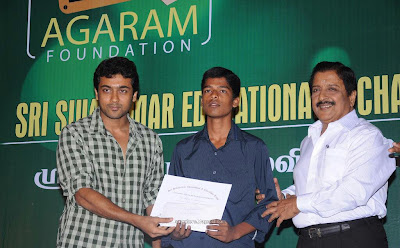 Surya at agaram foundation award event stills