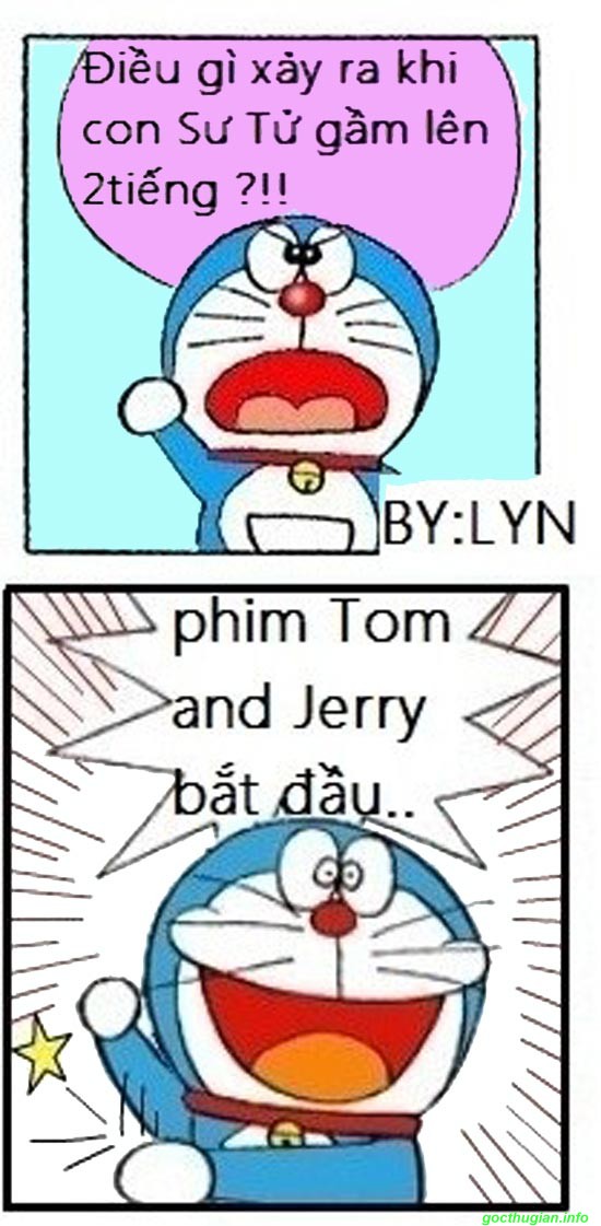 Đôrêmon chế -sôi rương mới biết mình đẹp trai hơn nhiều