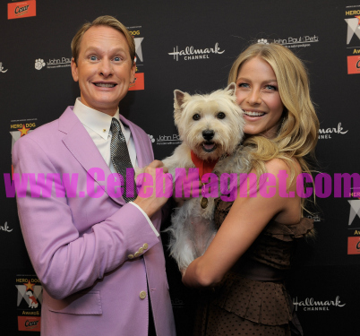 Julianne Hough and Carson Kressley attend  American Humane Association “Hero Dog Awards” presented by CESAR Canine Cuisine at the Beverly Hilton Hotel, October 1, 2011.