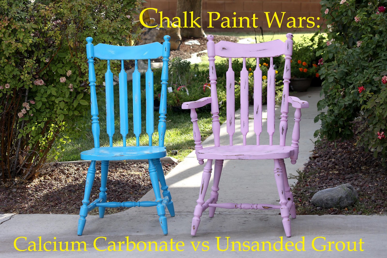 Amy's Craft Bucket Chalk Paint Wars Calcium Carbonate vs Unsanded