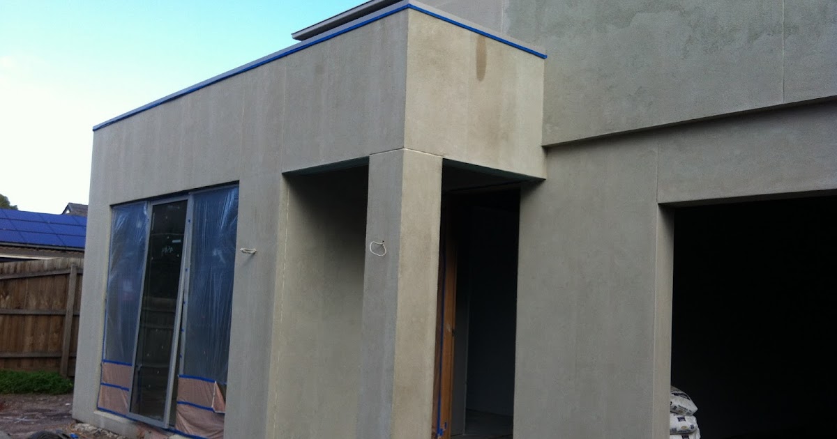 Custom Carter Grange Ground floor render base coat completed 30/5/13