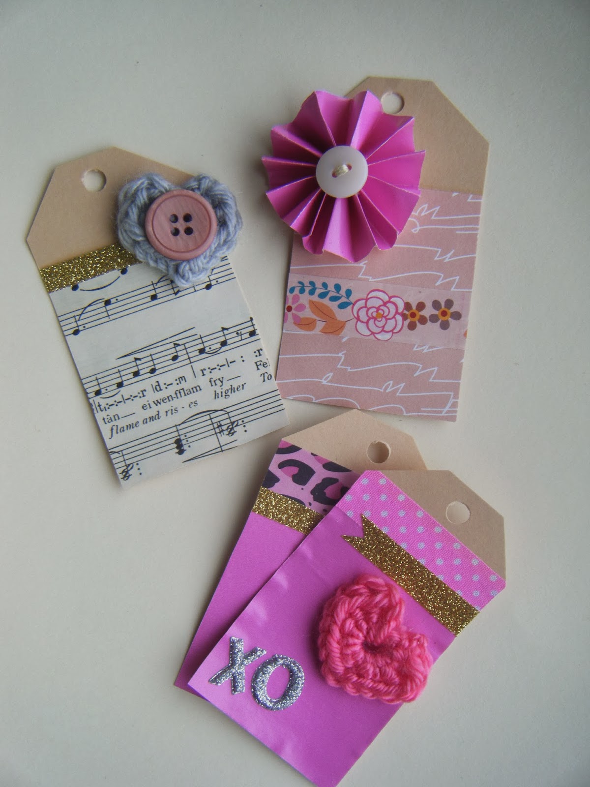 The Crafted Canary: Valentines Gift Tag Idea