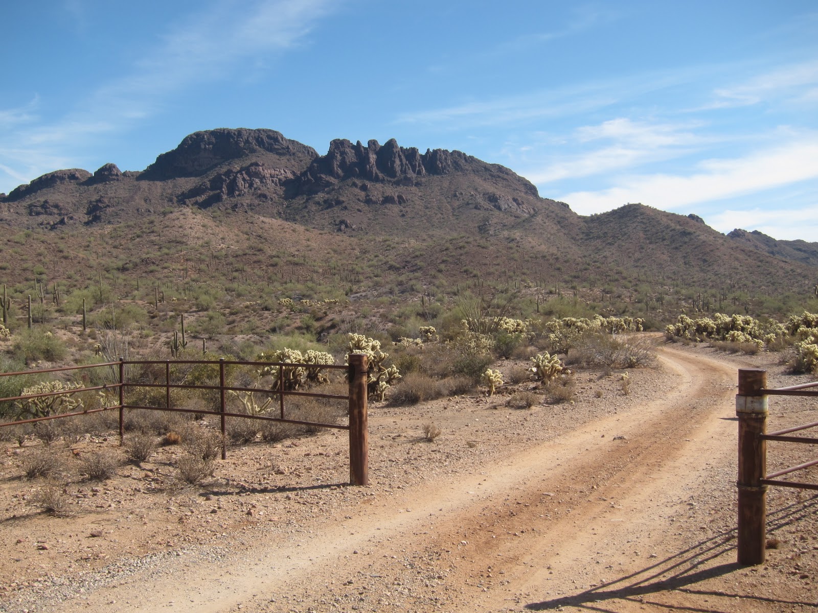 Outside AZ Vulture Peak Trail in Wickenburg